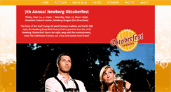 Desktop Screenshot of newbergoktoberfest.com